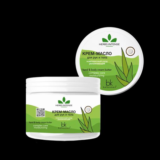 BelkosmexHerbs Intense Крем-Масло для рук и тела комплексный уход увлажняющий, 140 гр 2601