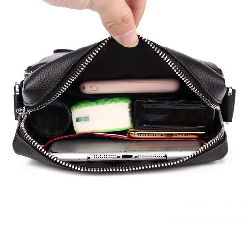 Сумка мужская, кожа, MIRONPAN 882184 Черный  фото 3