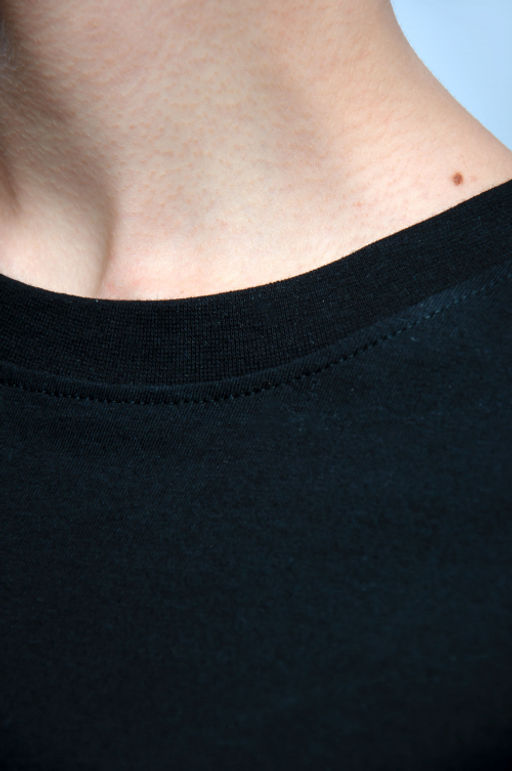 Арт. 31129 Футболка женская оверсайз 44-52 (5 шт) Цвет:черный - Калинка фото 4