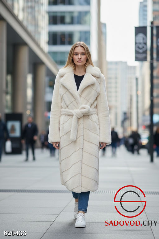 Шуба женская из искусственного меха - Bruno фото 4