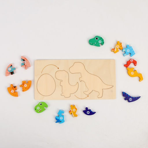 Рамка - вкладыш Рождение динозавра, 14 деталей, 0.5?30?15 см - Simaland фото 6