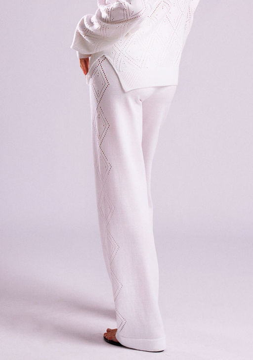 SS-2431 брюки женские белый - Mozart фото 4