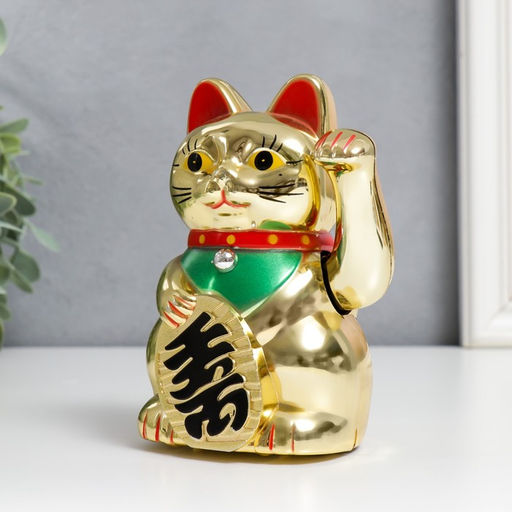 Маятник настольный антистресс «Манэки-нэко», пластик, h=12 см