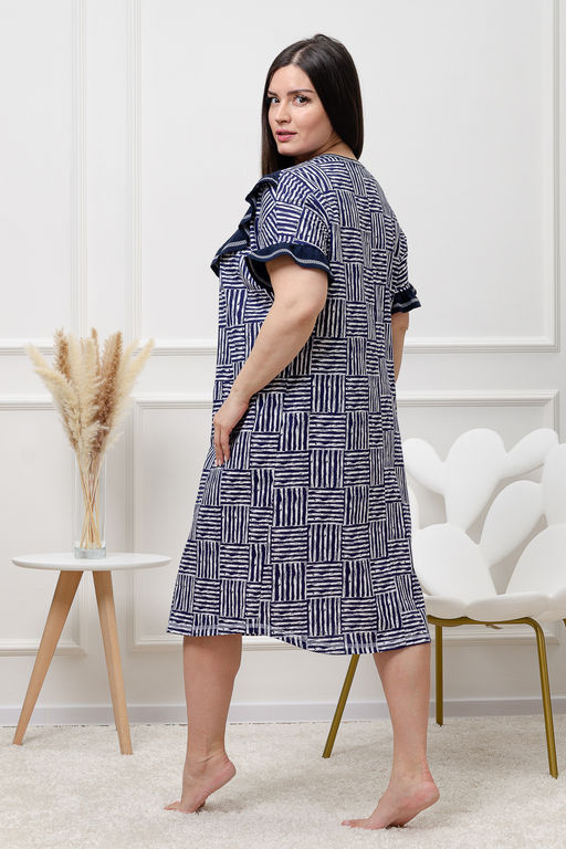 Халат женский Натали 9243 из хлопка  фото 6