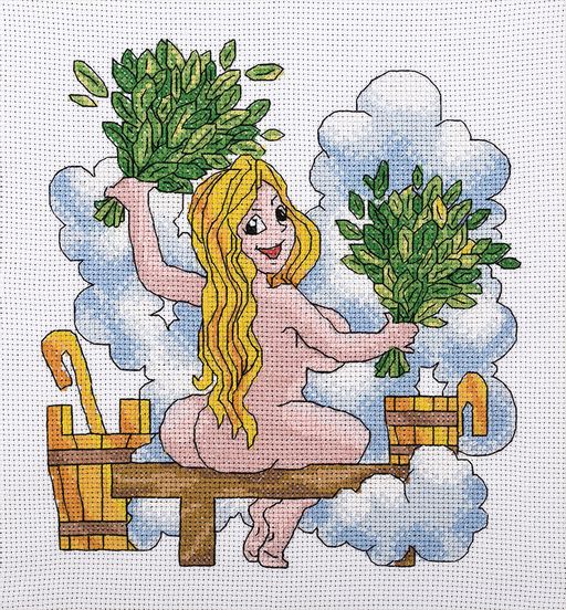 Набор для вышивания PANNA VK-1682 В здоровом теле - здоровый дух 21 х 22.5 см