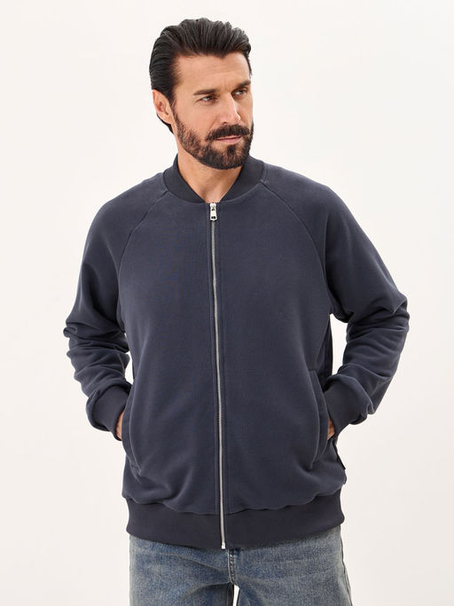 Толстовка мужская 25134-530 футер графитовый