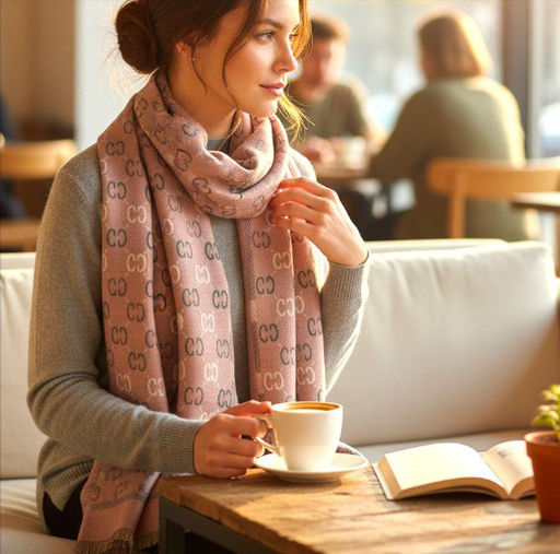 Мягкий палантин из кашемира, мультицвет - Greta фото 2