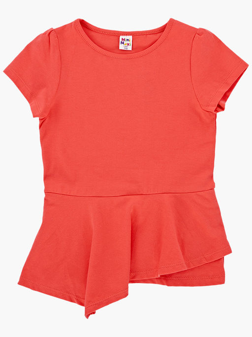 Футболка для девочки UD 0738 коралловый - Mini maxi фото 6
