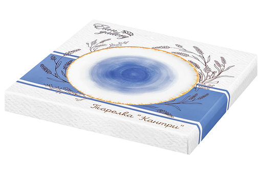 Тарелка для закуски 21*21*2 см Кантри фиолетовая - Elan gallery фото 11