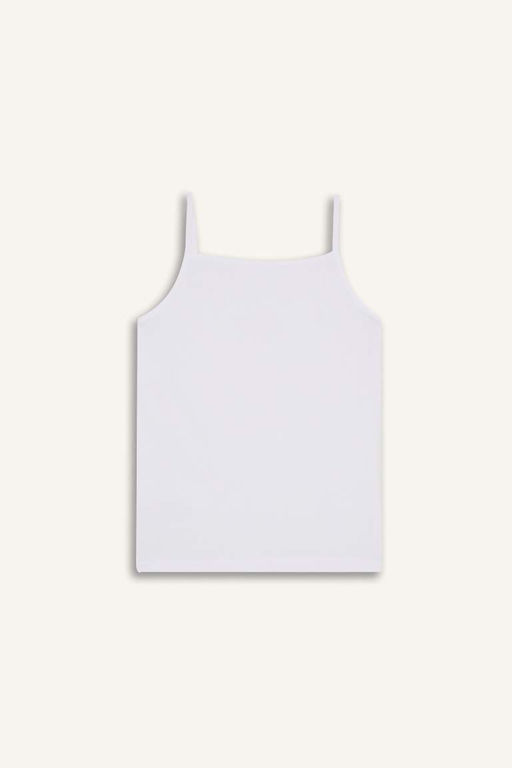 Майка из двух частей с принтом для девочек - Defacto фото 3