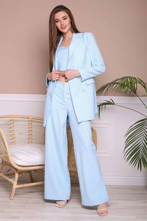 Костюм AURA 9021-164 голубой  фото 2