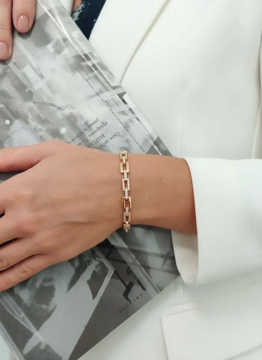 Браслет с цирконами