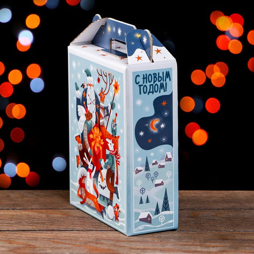 Цена за 5 шт. Подарочная коробка Фантазия в зеленом 16,8 х 7 х 25 см - Simaland фото 3