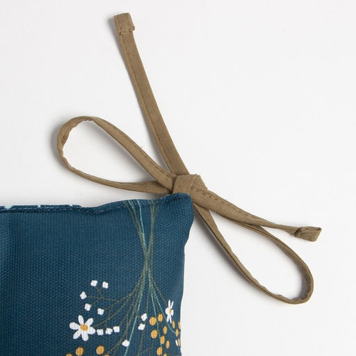 Сидушка на стул Доляна Twilight forest 42х42 см, 100% хлопок, рогожка 164 г/м2  фото 3