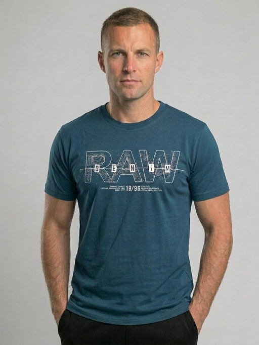 Футболка мужская арт. 02285/RawDenim - F5 фото 4