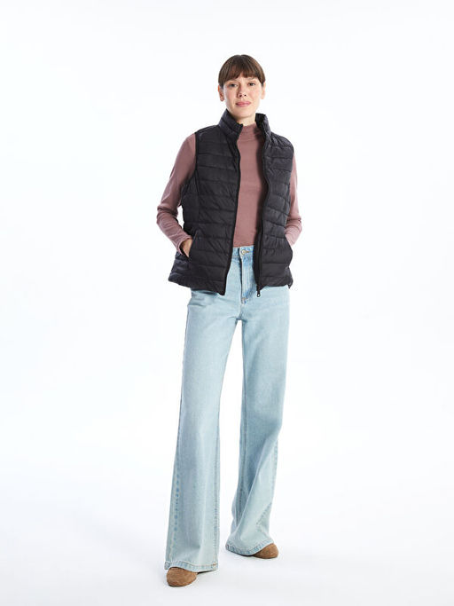 Dik Yaka Kad?n ?i?me Yelek