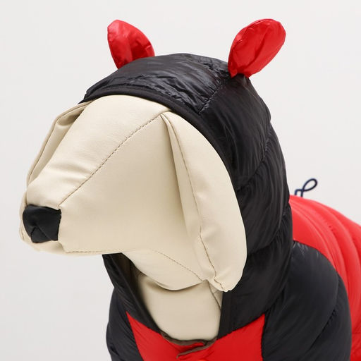 Комбинезон Медвежонок, размер 14 (ДС 32 см, ОГ 42 см, ОШ 31 см), чёрно-красный - Simaland фото 5