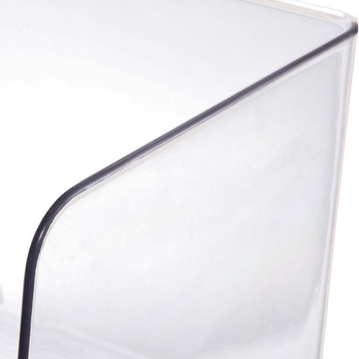 Органайзер для хранения универсальный "ФЛАТТО", прозрачный, 22*22*18.8см (лейбл)