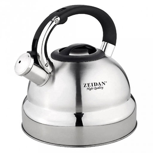 "Zeidan" Чайник из нержавеющей стали 4,0л, со свистком, фиксированная комбинированная ручка, курковый механизм, капсулированное индукционное дно, комбинированная полировка корпуса, подарочная коробка (Китай) Подходит для всех видов плит, включая инду