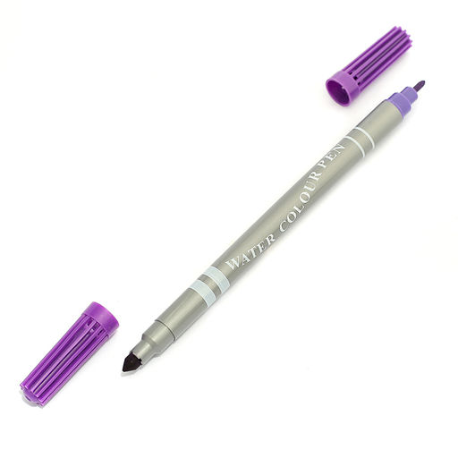 Фломастеры, 6 цветов, двусторонние, круглый наконечник 2 мм/5 мм, вентилируемый колпачок, в блистере - Calligrata фото 4