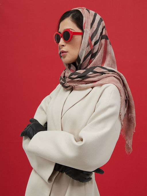 Большой, красивый платок из вареного хлопка - Tantino фото 6