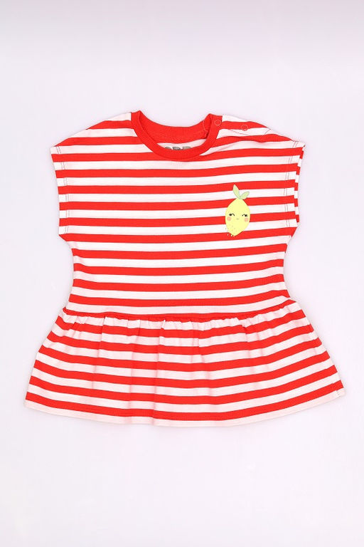 CRB wear / CSBG 90251-28-410 Комплект для девочки (платье модель "туника", бриджи),коралловый/Ex.Cherubino