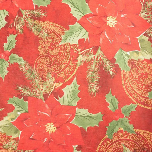 Скатерть новогодняя Доляна Волшебный праздник 145*260 +/- 2 см, 100% п/э  фото 3