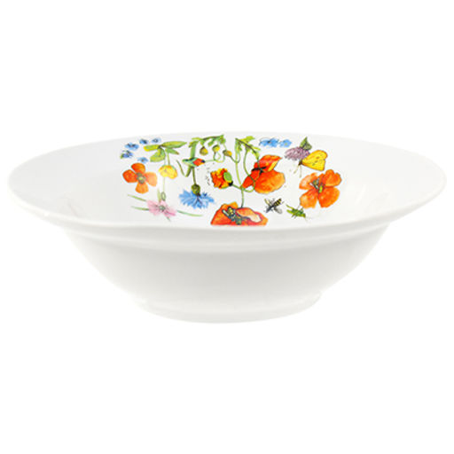 Миска фарфоровая Цветущий луг д200мм, 500мл, h60мм (Россия)