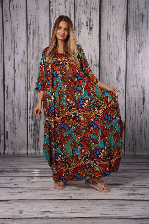 ПЛАТЬЕ ТЮЛЬПАН ЦВЕТНОЕ