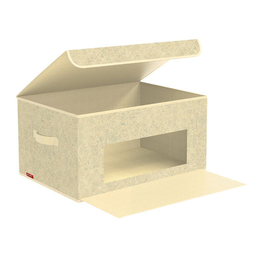 Короб стеллажный с откидной стенкой, с крышкой, 50*35*25 cм, MONET SUMMER, шт - Valiant фото 9