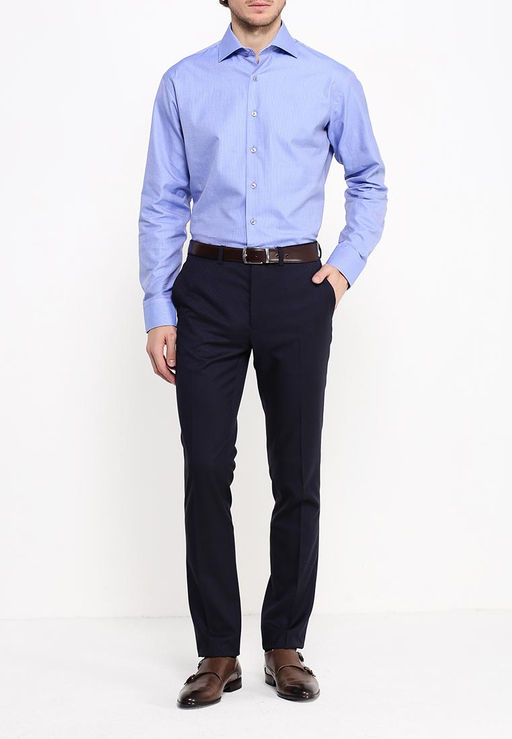 Сорочка мужская длинный рукав BERTHIER UDINE-835121/ Fit-M(0)  фото 6