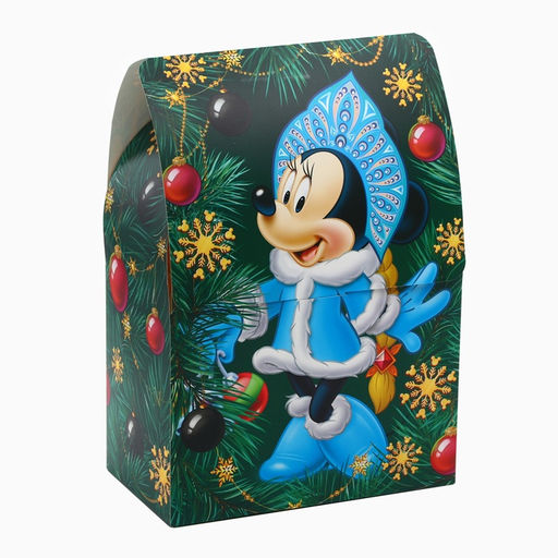 Коробка складная новогодняя С Новым годом!, 16 ? 24 ? 9 см