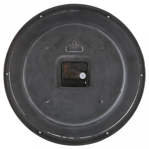 Часы настенные "Гран-маркиз" д31-33см, h5,4см, мягкий ход, циферблат белый; цифры арабские, черный; корпус пластик, белый/медный, в коробке (Китай)