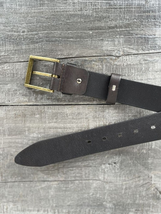 Мужской кожаный ремень Arkon Milano 4013 Темно-Коричневый