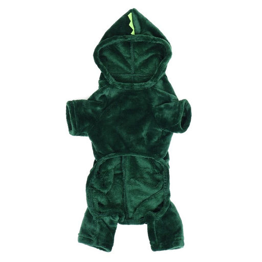 Комбинезон Дракоша с капюшоном, размер S (ДС 25 см, ОГ 35 см, ОШ 25 см), зелёный - Simaland фото 8