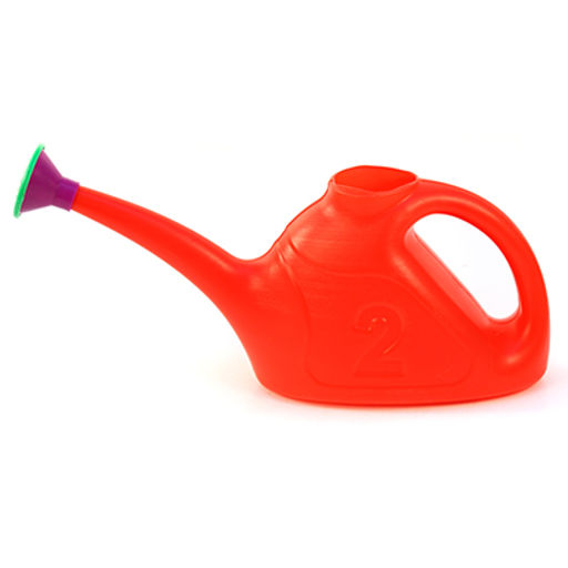 Лейка пластмассовая 2л, 41х10,5х20см, с рассеивателем (Россия) - Домашняя мода фото 3