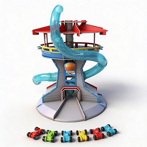 Трек  "Экстрим паркинг" ( 6 машин в наборе) в коробке