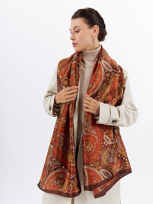 Большой мягкий очень нежный двусторонний палантин - Tantino фото 10