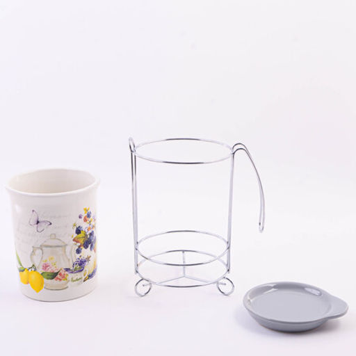 60198 Подставка д/стол/прибор 3пр Утренняя свежесть доломит LR(х24) - Mayer&boch фото 4