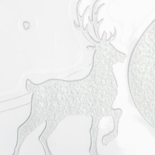 Цена за 2 шт. Наклейки новогодние «Добро пожаловать», с блестящей пластизолью, 29.5×42 см