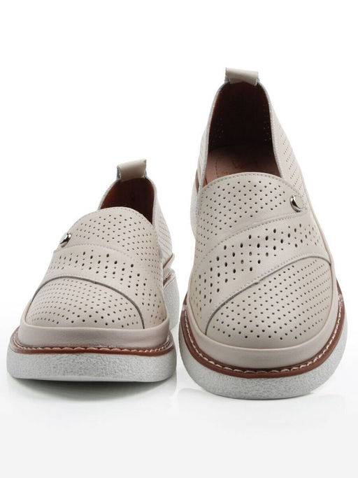 06-C308-2A BEIGE Туфли летние женские (натуральная кожа)
