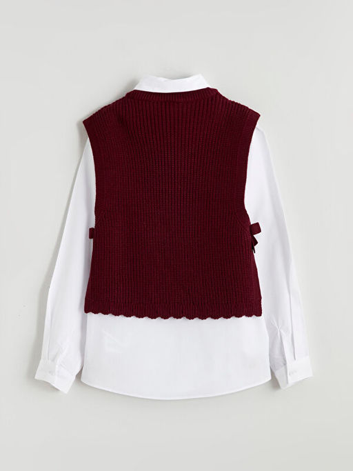 Uzun Kollu K?z ?ocuk G?mlek