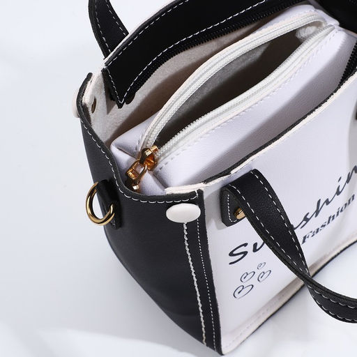 Сумка-тоут на молнии, цвет чёрный - Simaland фото 8