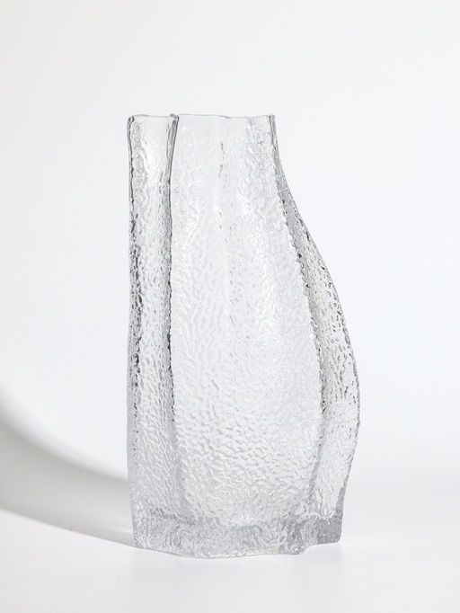 Ваза «Дженис», 25×12×8 см, стекло, прозрачная