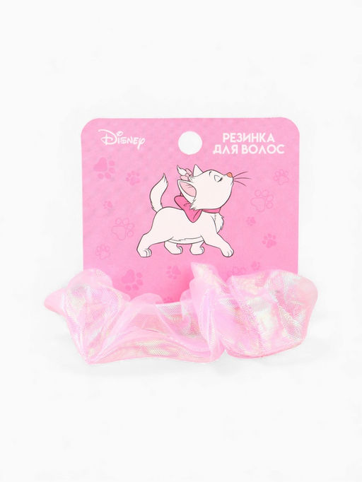 Цена за 2 шт. Резинка для волос «Перламутр» розовая, Коты аристократы