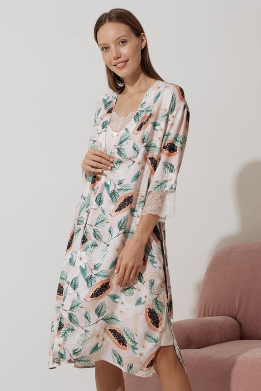 ПЕНЬЮАР ЖЕНСКИЙ арт. 4108W-76023.1H-051 - Almando melado фото 7