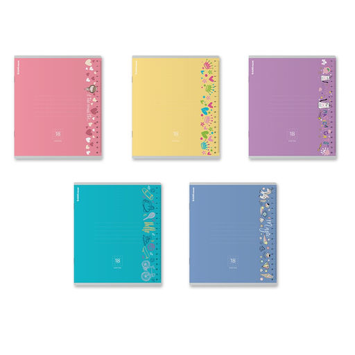 Цена за 3 шт. Тетрадь 18л. ErichKrause клетка "Ruler Magic" (63264) обложка - мелованный картон