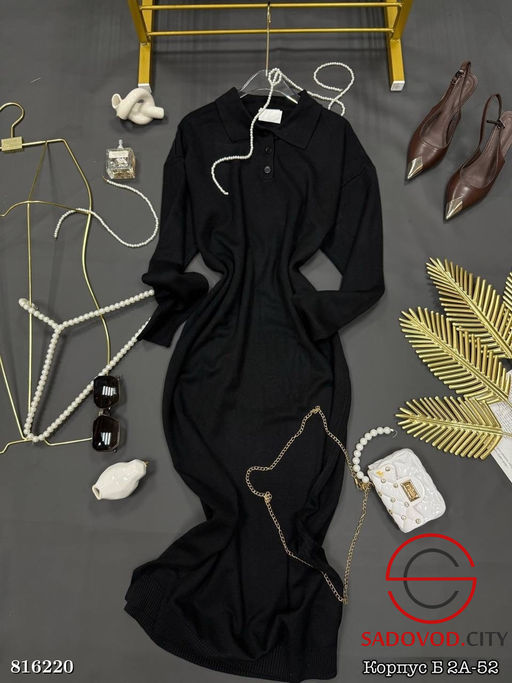 Платье поло однотонное - Bruno фото 6