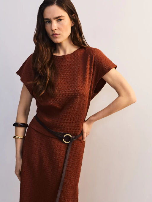 Футболка оверсайз из трикотажа ZR2605013421-21 / Zarina