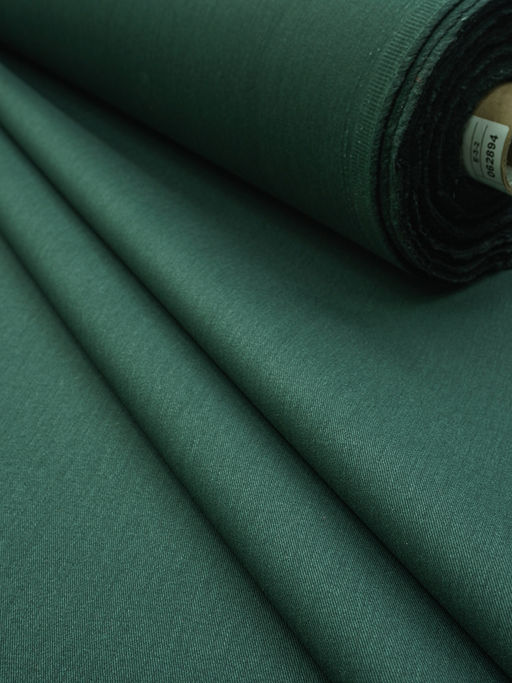 Костюмный джинс с эффектом велюра цв.Темная хвоя, ш.1.5м, хлопок-100%, 220гр/м.кв